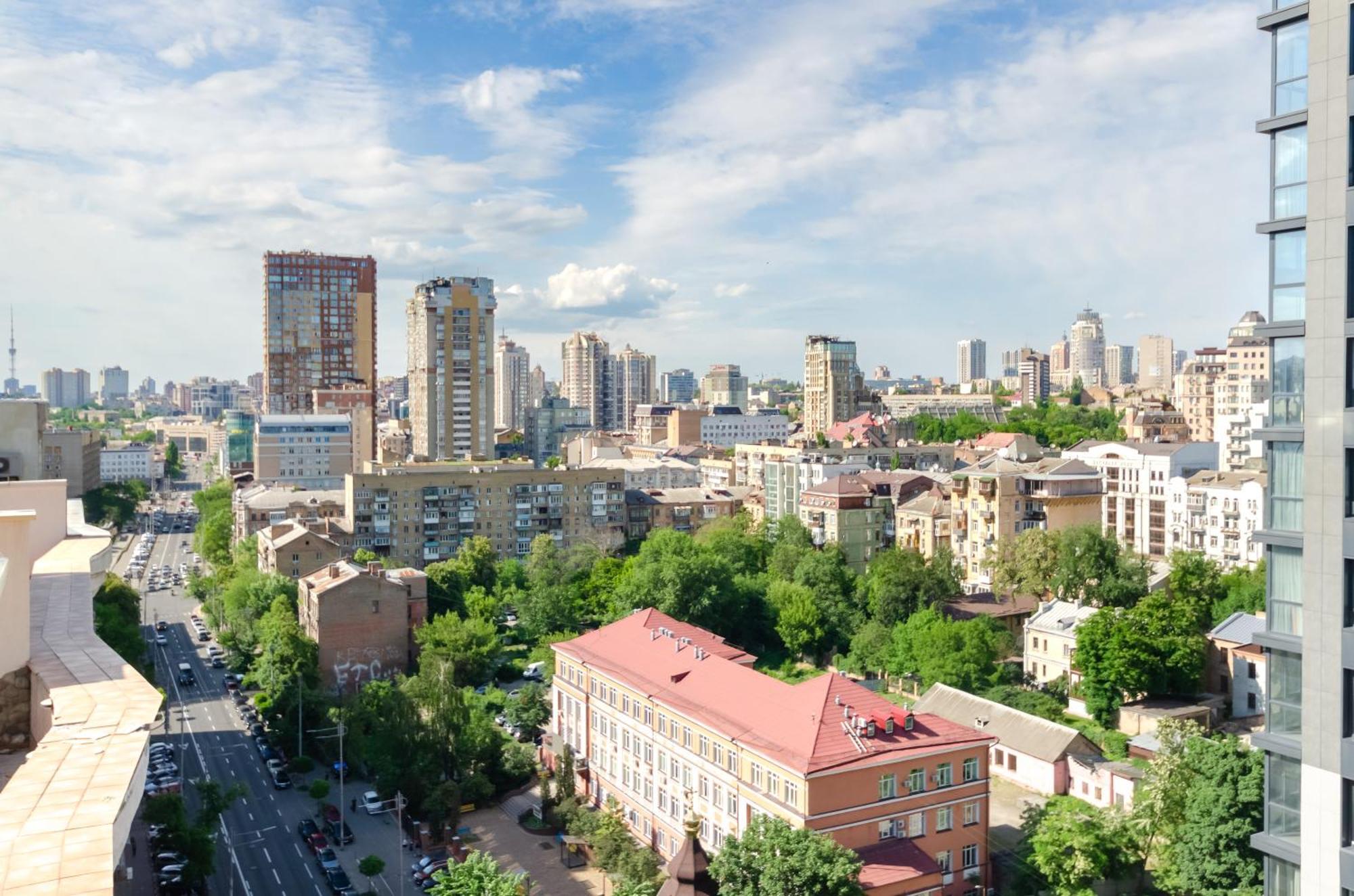 Petrovdom Inn Rc Diplomat Hall -The Smart Hotel Apartment Panoramic City View I Kiev Eksteriør billede